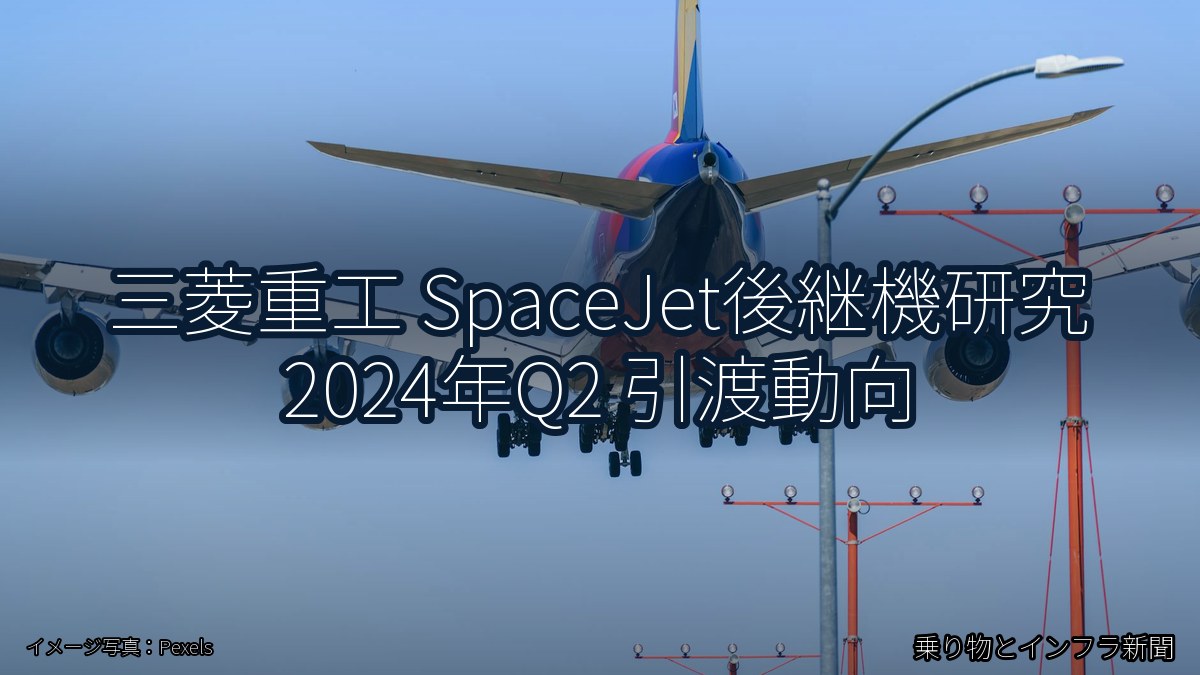 三菱重工 SpaceJet後継機研究 2024年Q2 引渡動向（乗り物とインフラ新聞）