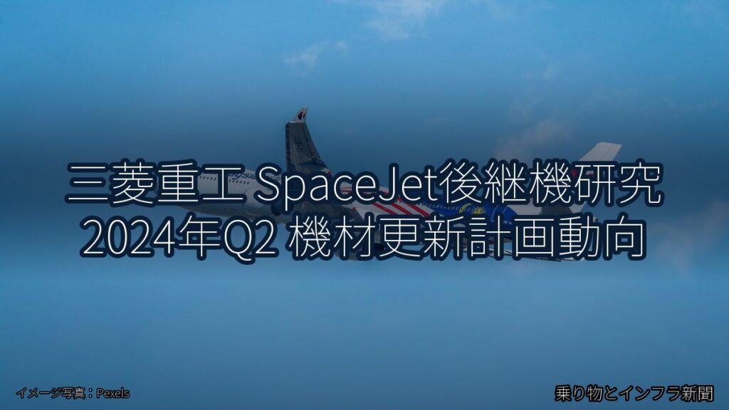 三菱重工 SpaceJet後継機研究 2024年Q2 機材更新計画動向（乗り物とインフラ新聞）