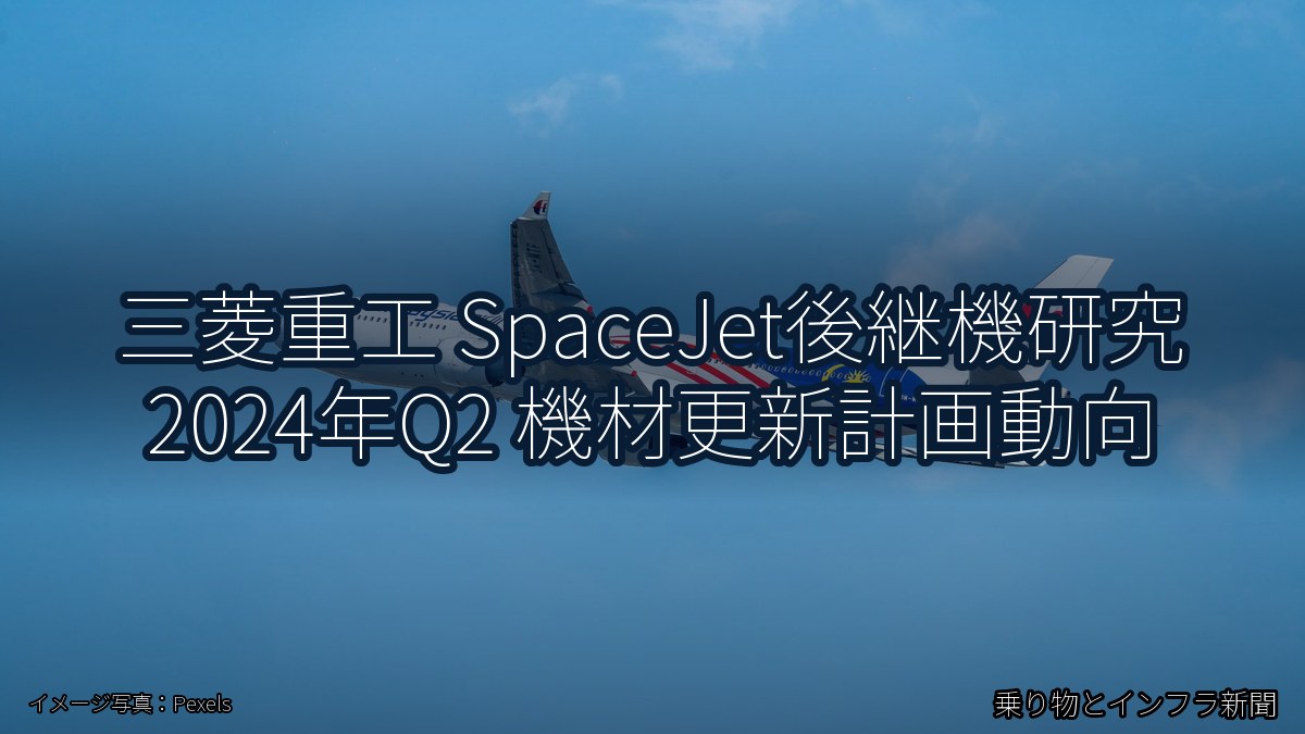 三菱重工 SpaceJet後継機研究 2024年Q2 機材更新計画動向（乗り物とインフラ新聞）