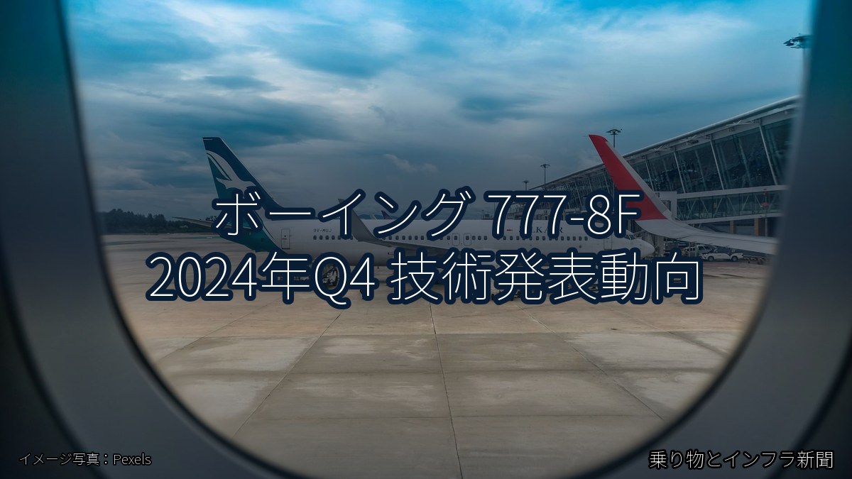 ボーイング 777-8F 2024年Q4 技術発表動向(乗り物とインフラ新聞)