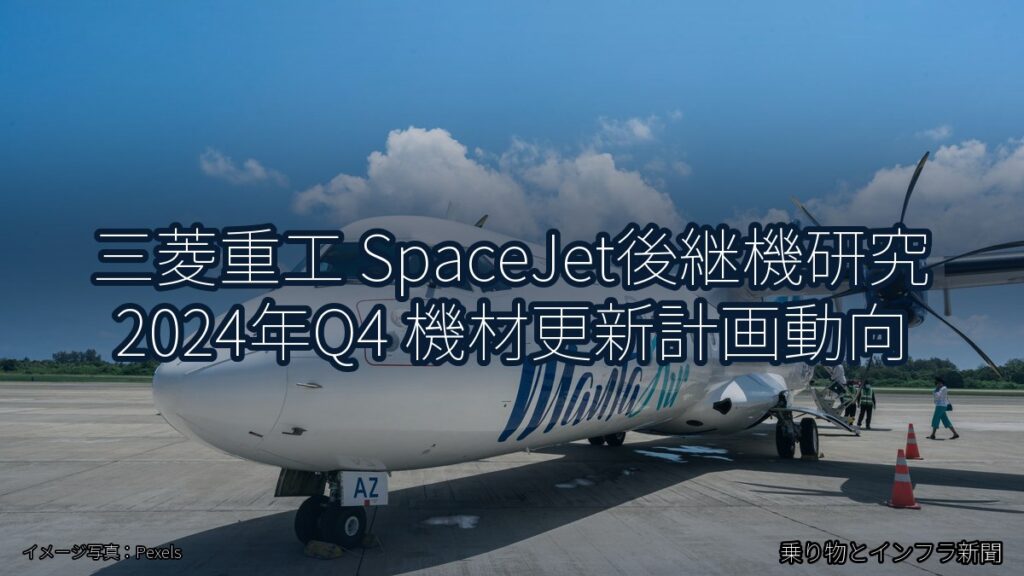 三菱重工 SpaceJet後継機研究 2024年Q4 機材更新計画動向（乗り物とインフラ新聞）