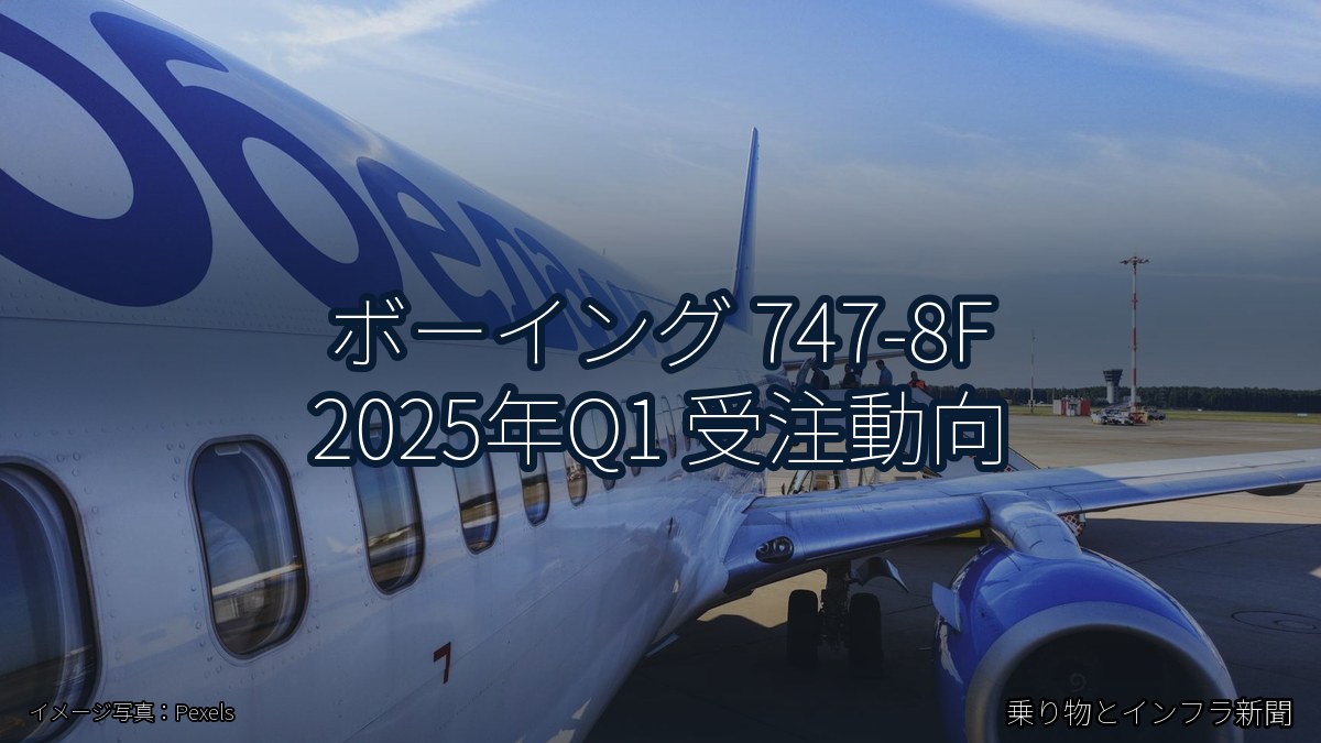 ボーイング 747-8F 2025年Q1 受注動向（乗り物とインフラ新聞）