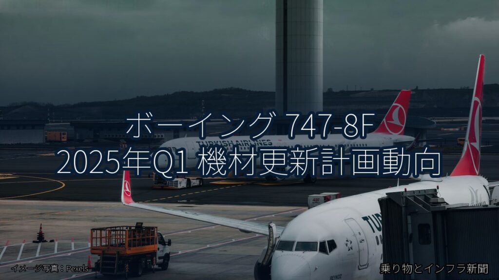 ボーイング 747-8F 2025年Q1 機材更新計画動向（乗り物とインフラ新聞）