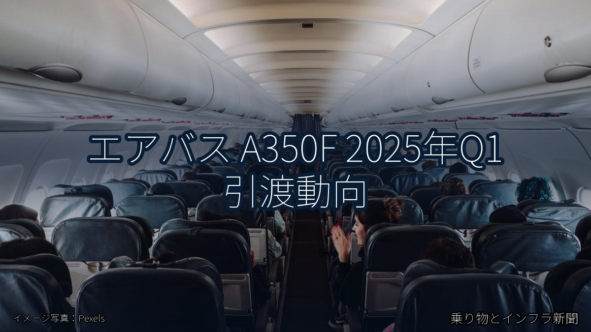 エアバス A350F 2025年Q1 引渡動向（乗り物とインフラ新聞）