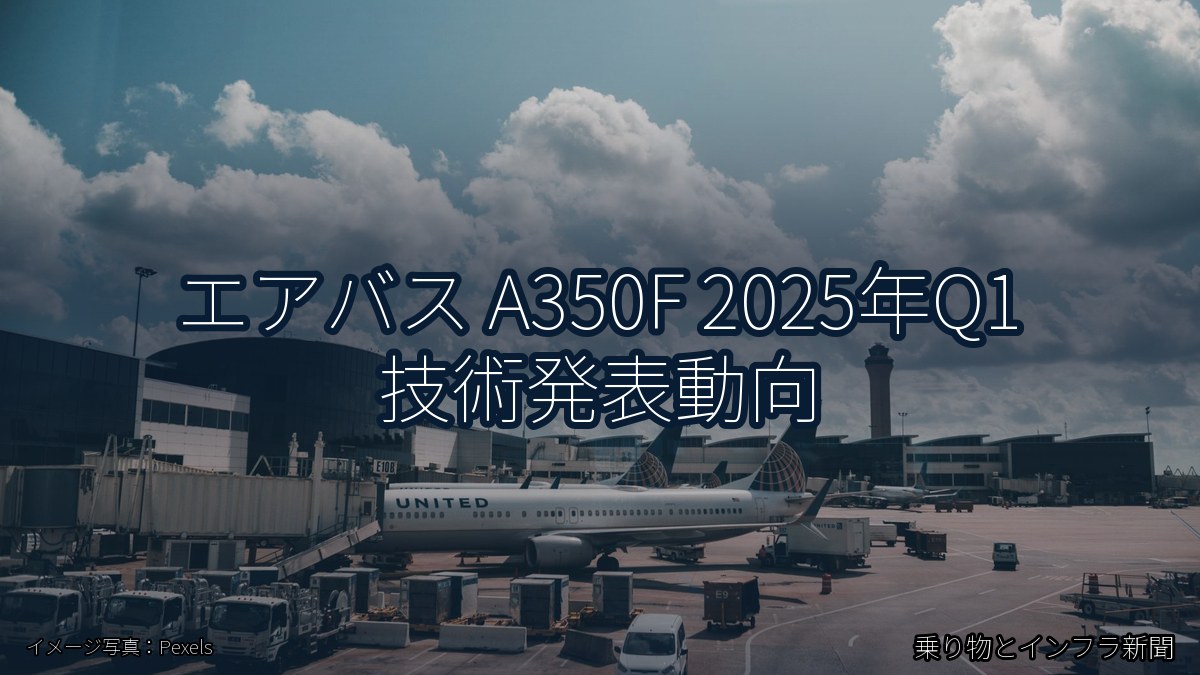 エアバス A350F 2025年Q1 技術発表動向（乗り物とインフラ新聞）