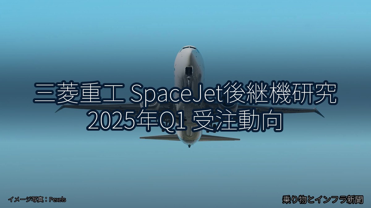三菱重工 SpaceJet後継機研究 2025年Q1 受注動向(乗り物とインフラ新聞)