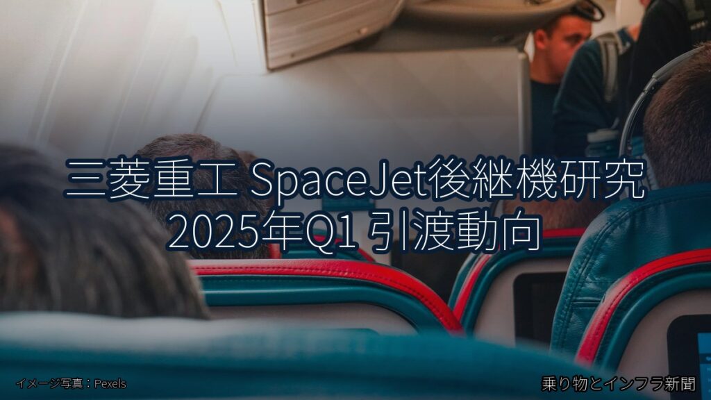 三菱重工 SpaceJet後継機研究 2025年Q1 引渡動向（乗り物とインフラ新聞）