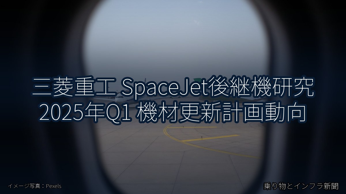 三菱重工 SpaceJet後継機研究 2025年Q1 機材更新計画動向（乗り物とインフラ新聞）