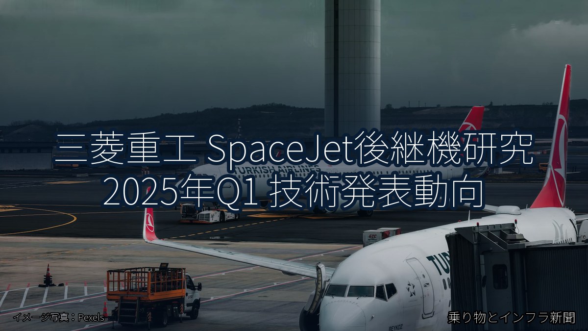 三菱重工 SpaceJet後継機研究 2025年Q1 技術発表動向（乗り物とインフラ新聞）