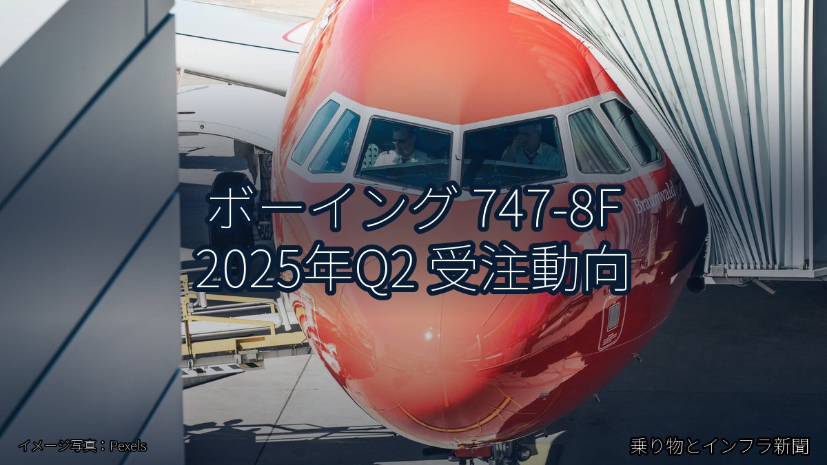 ボーイング 747-8F 2025年Q2 受注動向（乗り物とインフラ新聞）