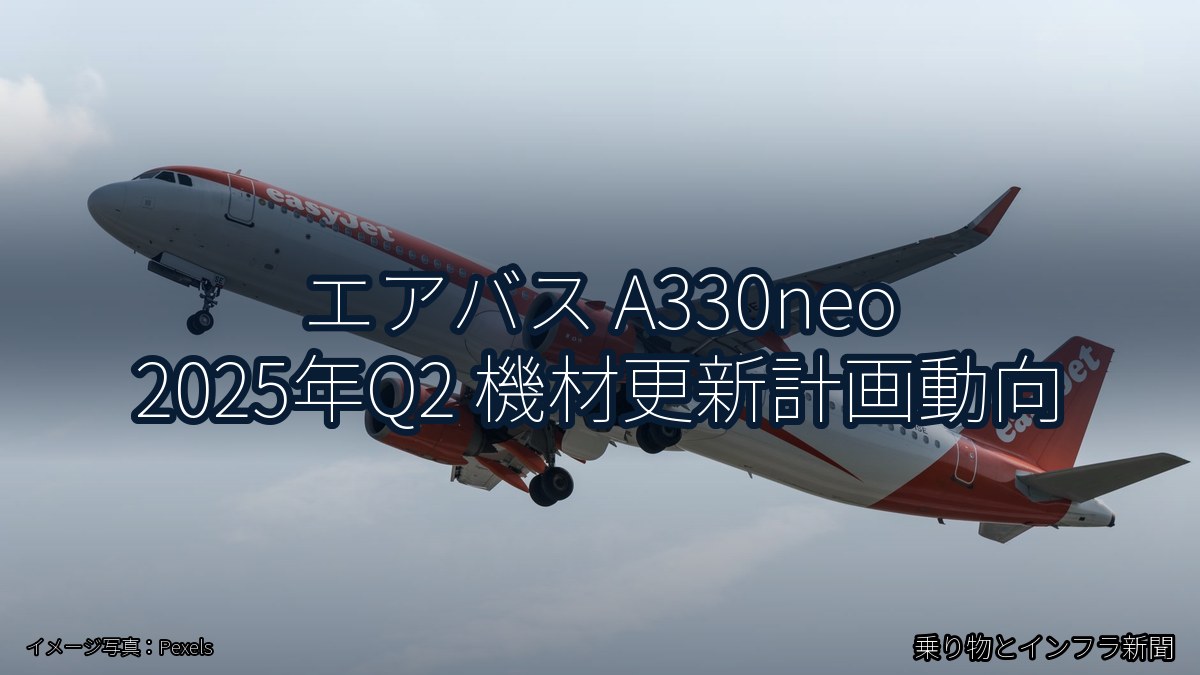 エアバス A330neo 2025年Q2 機材更新計画動向(乗り物とインフラ新聞)