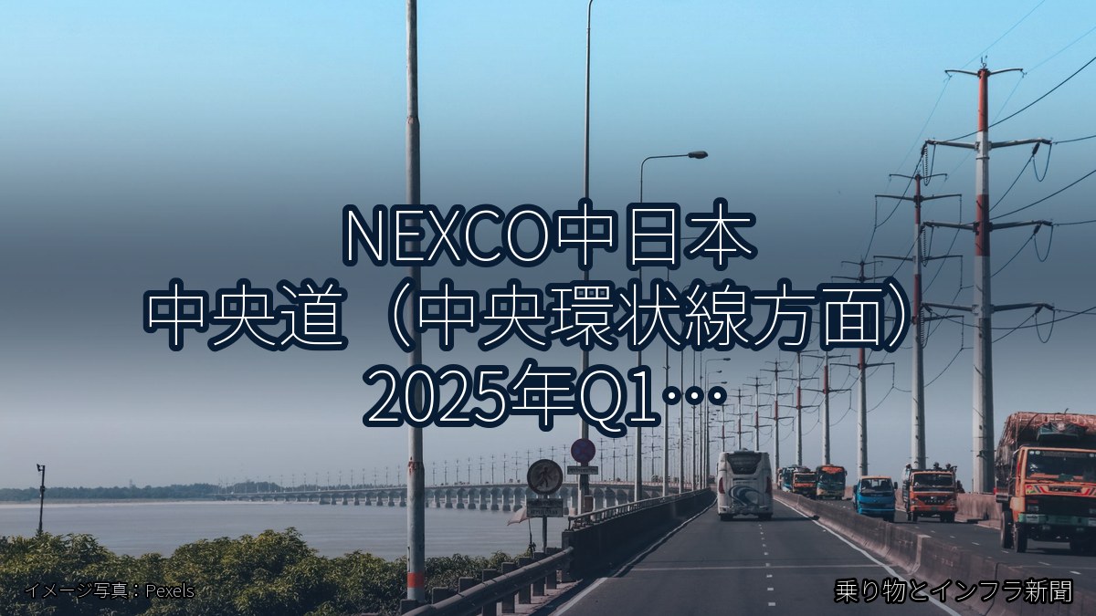 NEXCO中日本 中央道（中央環状線方面） 2025年Q1 トンネル改修に関する発表（乗り物とインフラ新聞）