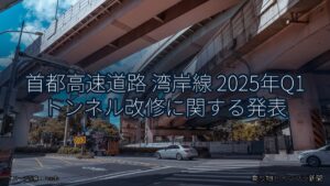 首都高速道路 湾岸線 2025年Q1 トンネル改修に関する発表（乗り物とインフラ新聞）