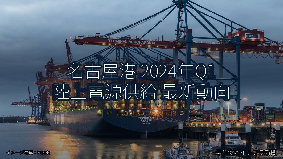 名古屋港 2024年Q1 陸上電源供給 最新動向(乗り物とインフラ新聞)
