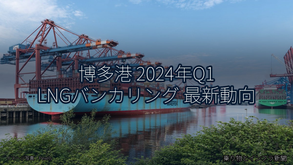 博多港 2024年Q1 LNGバンカリング 最新動向（乗り物とインフラ新聞）