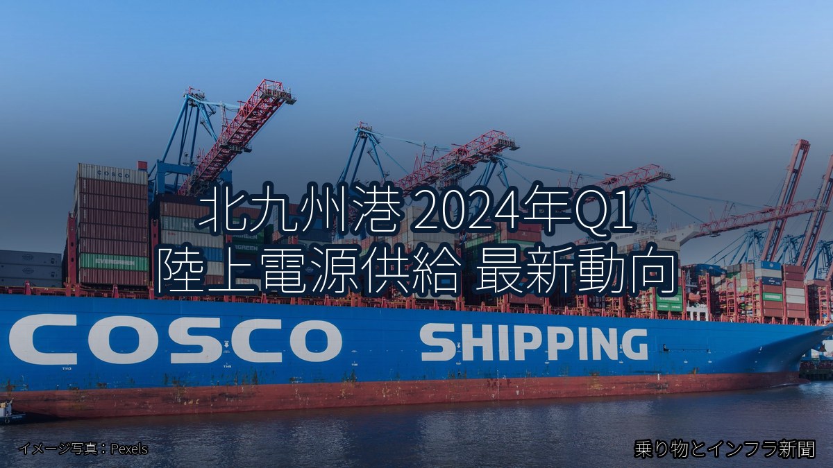 北九州港 2024年Q1 陸上電源供給 最新動向（乗り物とインフラ新聞）