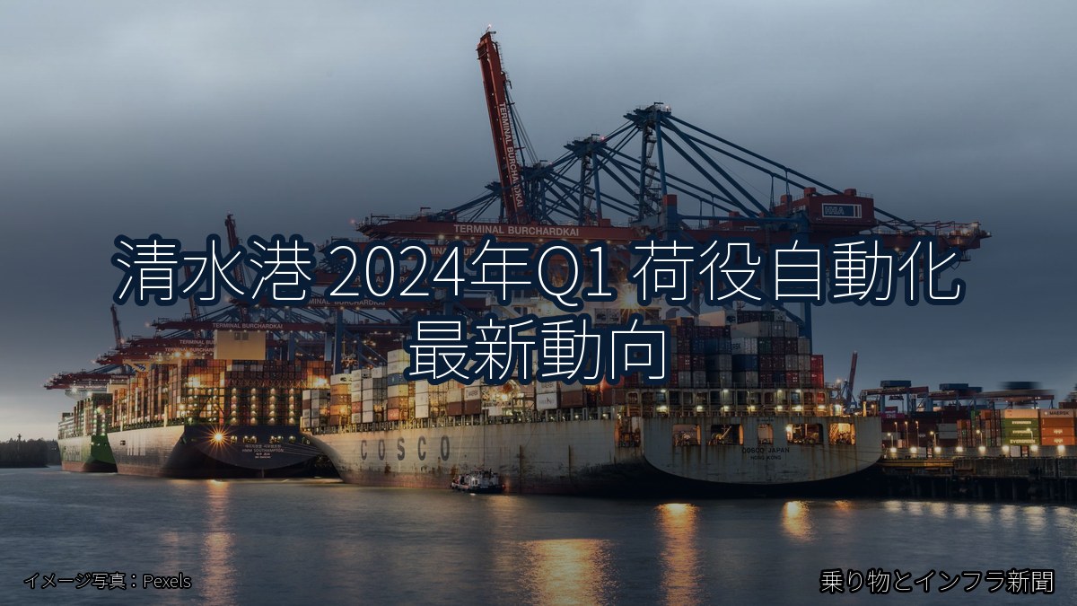 清水港 2024年Q1 荷役自動化 最新動向（乗り物とインフラ新聞）