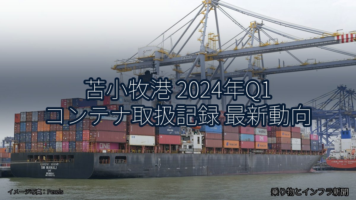 苫小牧港 2024年Q1 コンテナ取扱記録 最新動向（乗り物とインフラ新聞）