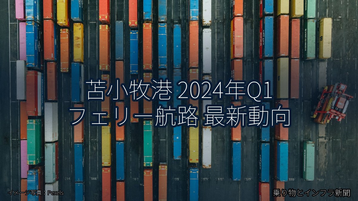 苫小牧港 2024年Q1 フェリー航路 最新動向(乗り物とインフラ新聞)