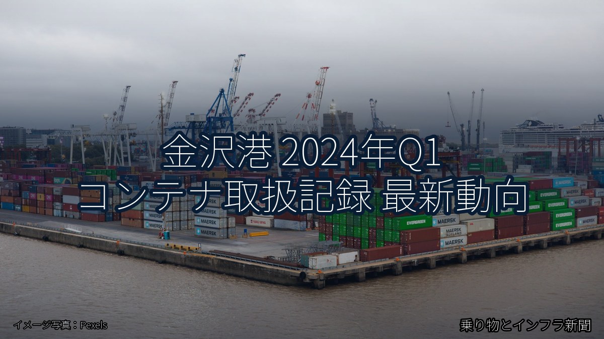 金沢港 2024年Q1 コンテナ取扱記録 最新動向（乗り物とインフラ新聞）