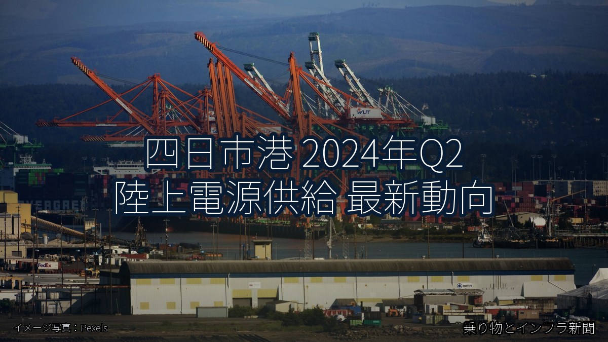 四日市港 2024年Q2 陸上電源供給 最新動向（乗り物とインフラ新聞）