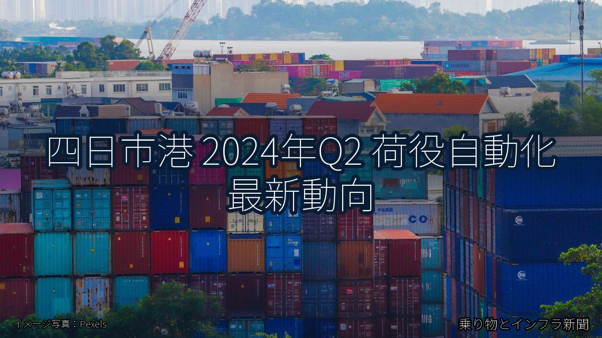四日市港 2024年Q2 荷役自動化 最新動向(乗り物とインフラ新聞)