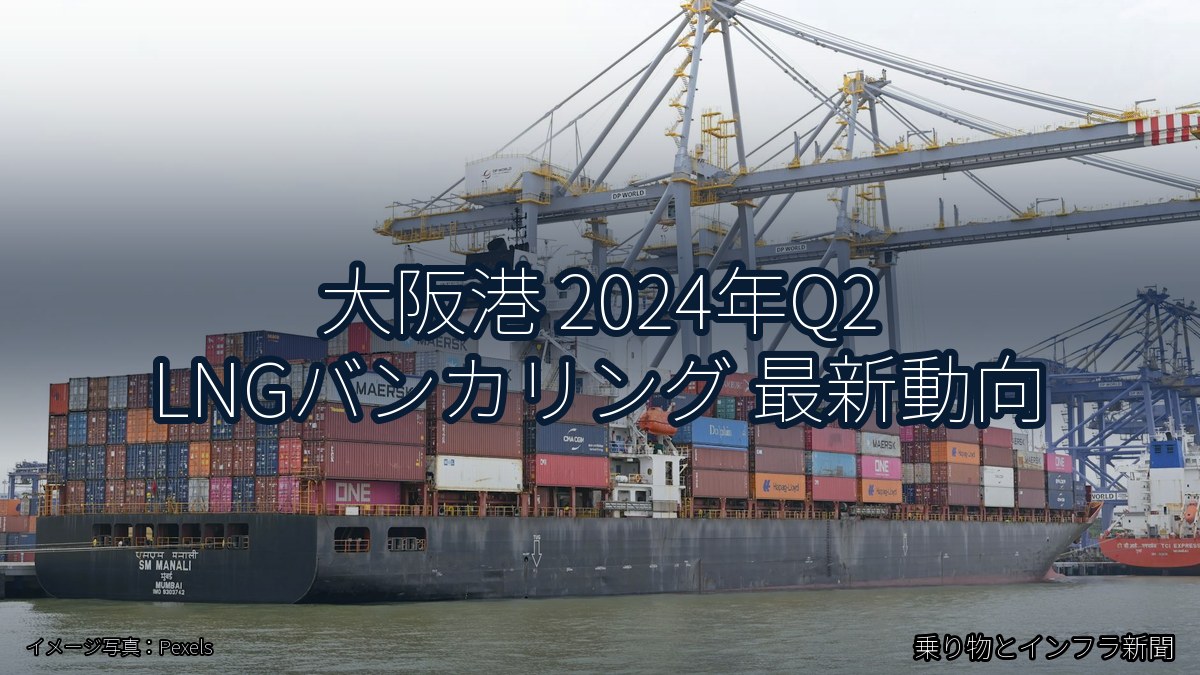大阪港 2024年Q2 LNGバンカリング 最新動向（乗り物とインフラ新聞）