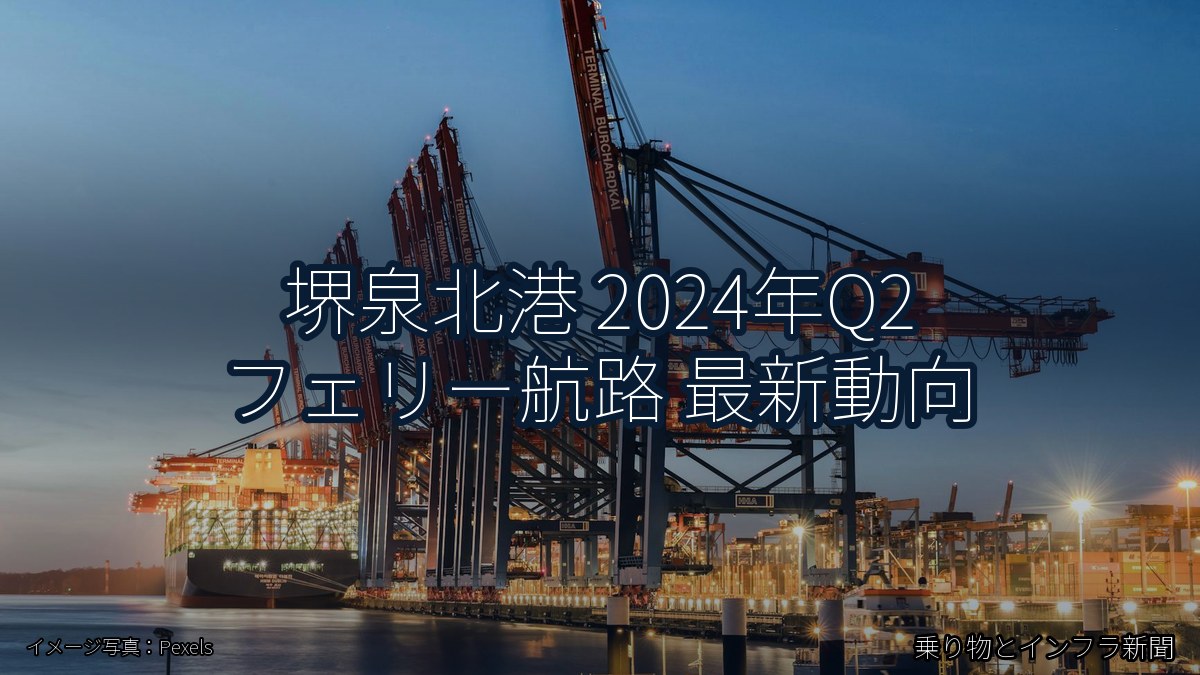 堺泉北港 2024年Q2 フェリー航路 最新動向（乗り物とインフラ新聞）