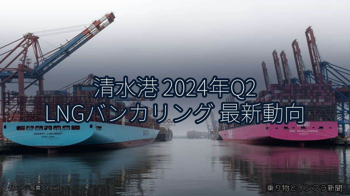 清水港 2024年Q2 LNGバンカリング 最新動向（乗り物とインフラ新聞）