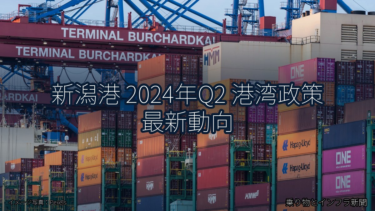 新潟港 2024年Q2 港湾政策 最新動向(乗り物とインフラ新聞)