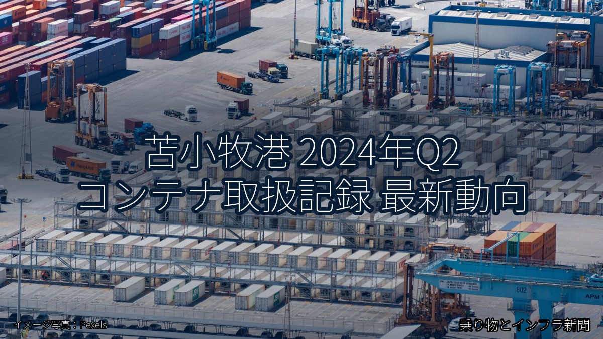 苫小牧港 2024年Q2 コンテナ取扱記録 最新動向（乗り物とインフラ新聞）
