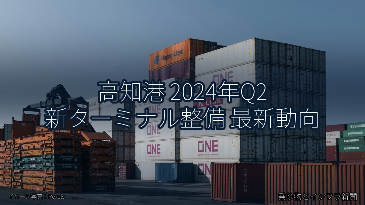 高知港 2024年Q2 新ターミナル整備 最新動向（乗り物とインフラ新聞）