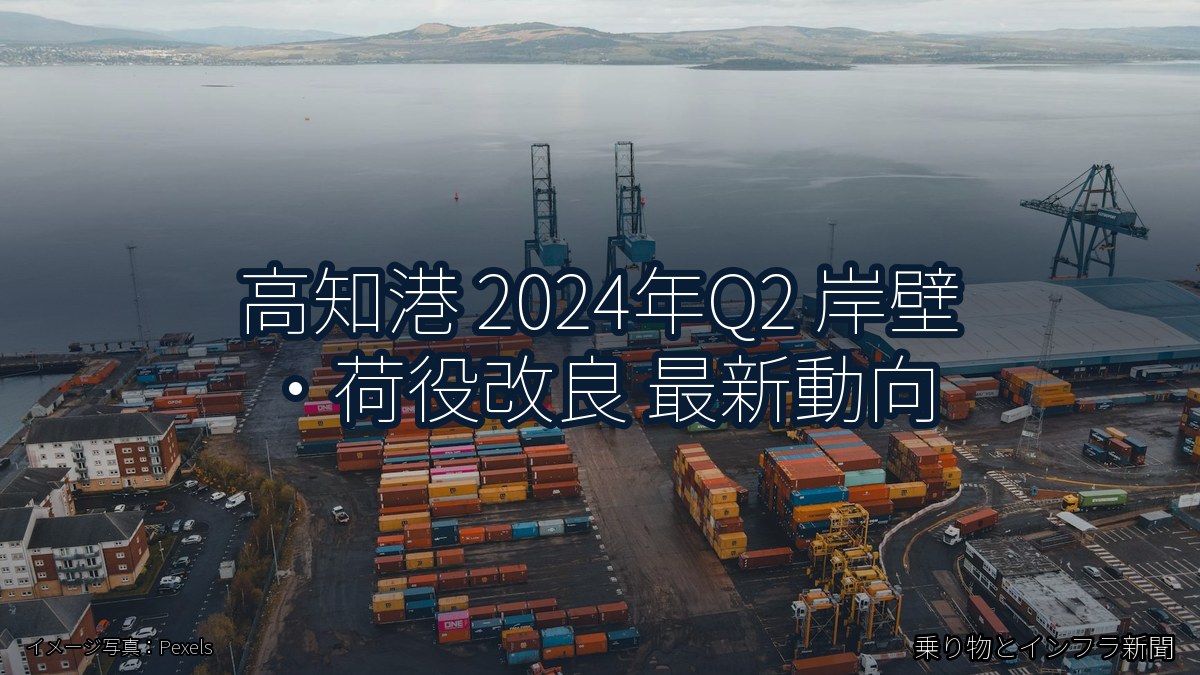 高知港 2024年Q2 岸壁・荷役改良 最新動向（乗り物とインフラ新聞）