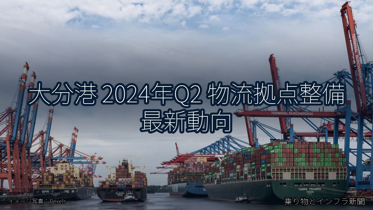 大分港 2024年Q2 物流拠点整備 最新動向（乗り物とインフラ新聞）