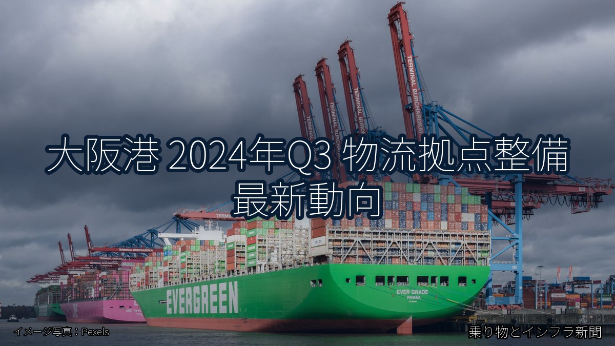 大阪港 2024年Q3 物流拠点整備 最新動向（乗り物とインフラ新聞）