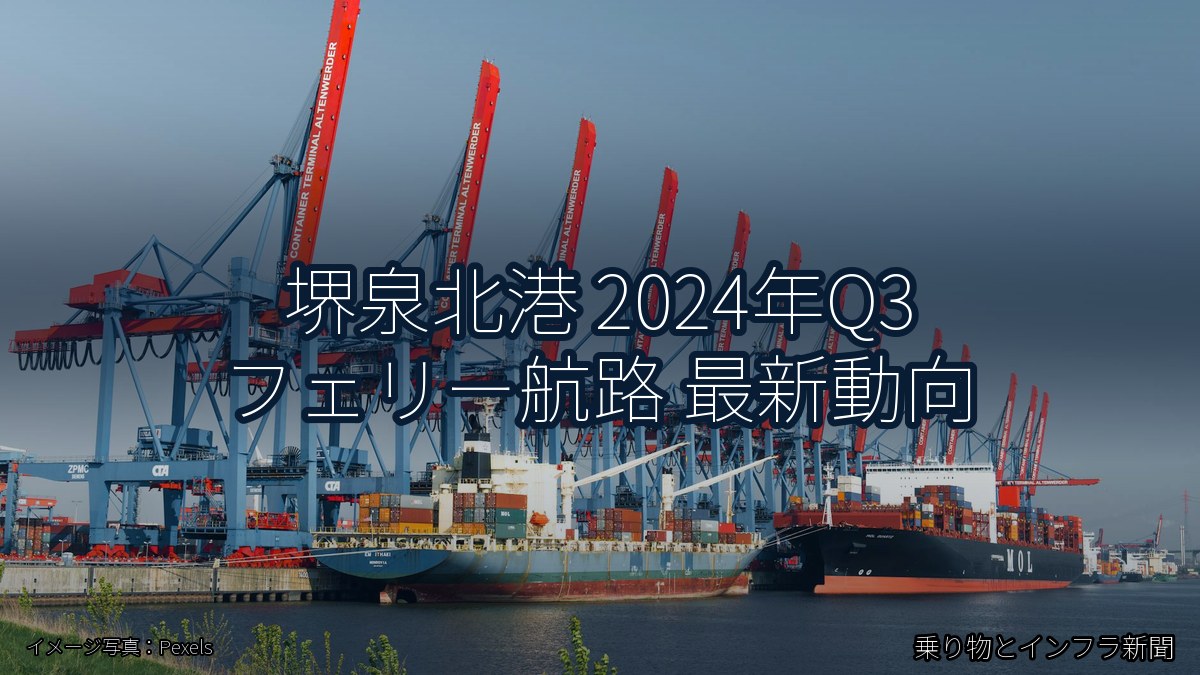 堺泉北港 2024年Q3 フェリー航路 最新動向(乗り物とインフラ新聞)