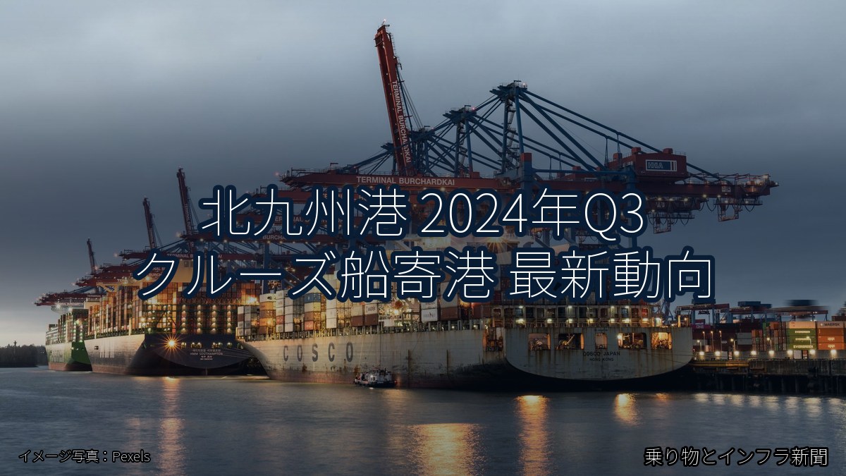 北九州港 2024年Q3 クルーズ船寄港 最新動向(乗り物とインフラ新聞)