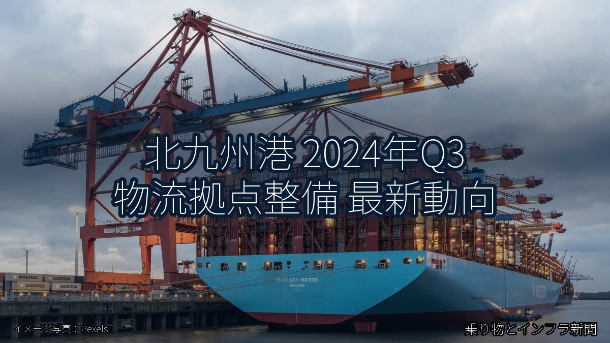 北九州港 2024年Q3 物流拠点整備 最新動向(乗り物とインフラ新聞)