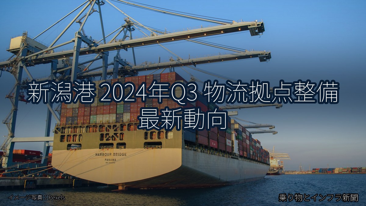 新潟港 2024年Q3 物流拠点整備 最新動向（乗り物とインフラ新聞）