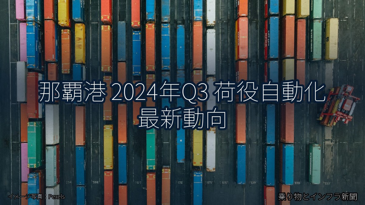 那覇港 2024年Q3 荷役自動化 最新動向(乗り物とインフラ新聞)
