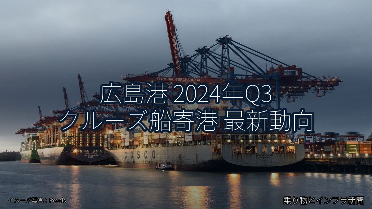 広島港 2024年Q3 クルーズ船寄港 最新動向（乗り物とインフラ新聞）