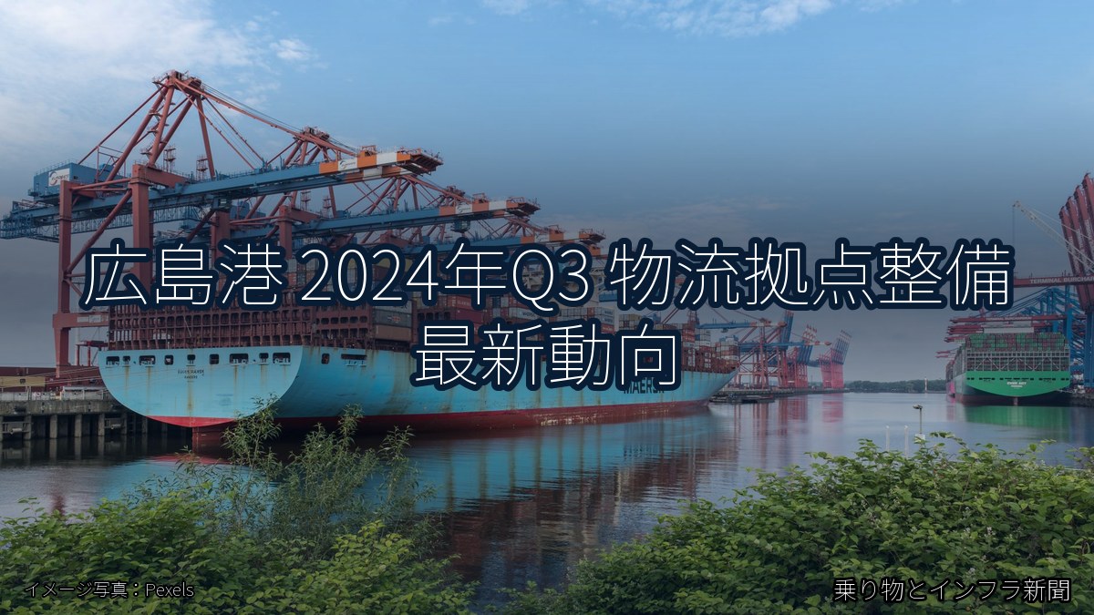 広島港 2024年Q3 物流拠点整備 最新動向（乗り物とインフラ新聞）