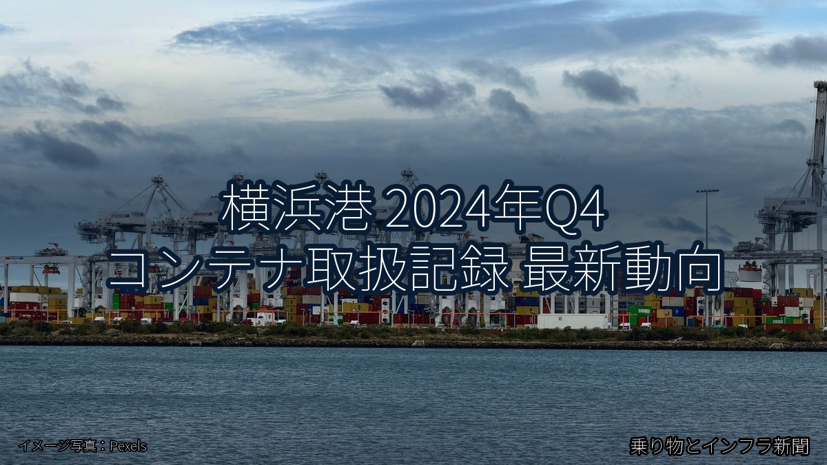 横浜港 2024年Q4 コンテナ取扱記録 最新動向（乗り物とインフラ新聞）