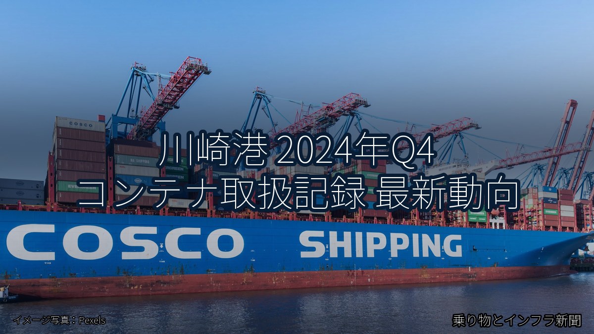 川崎港 2024年Q4 コンテナ取扱記録 最新動向（乗り物とインフラ新聞）