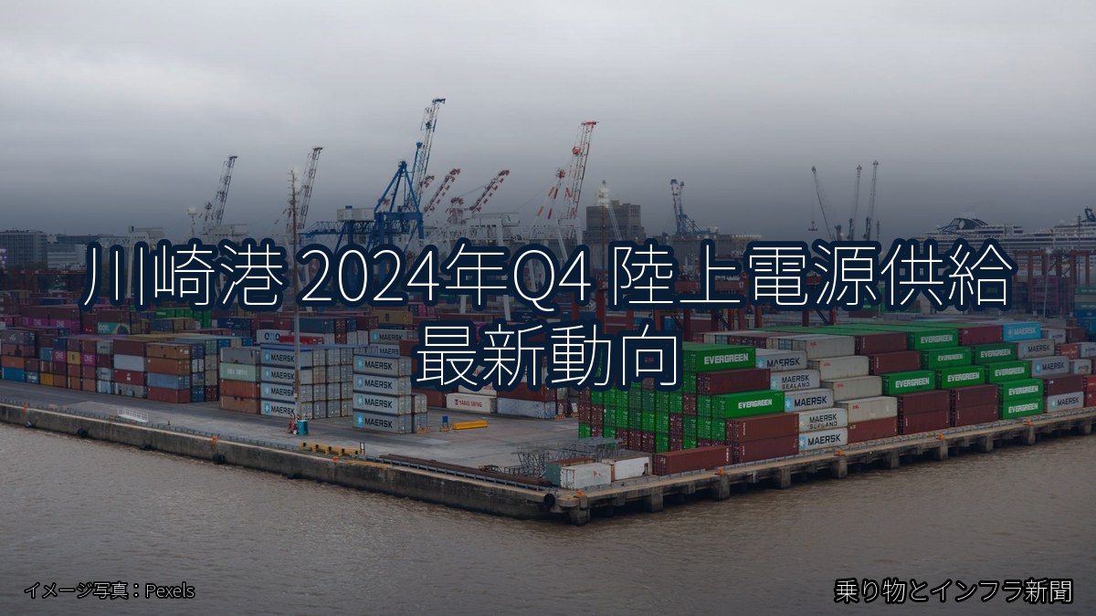 川崎港 2024年Q4 陸上電源供給 最新動向（乗り物とインフラ新聞）