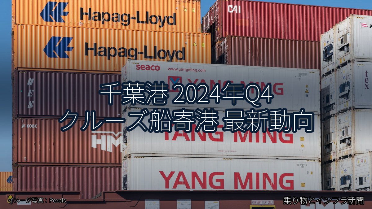 千葉港 2024年Q4 クルーズ船寄港 最新動向（乗り物とインフラ新聞）
