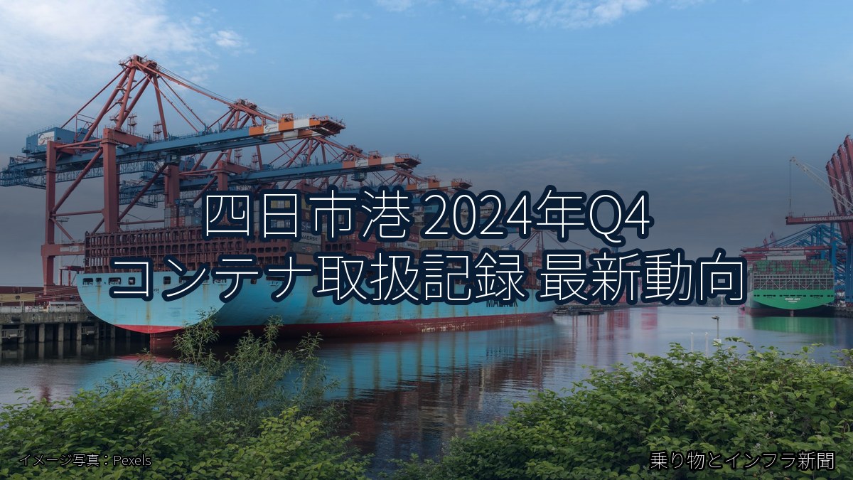 四日市港 2024年Q4 コンテナ取扱記録 最新動向（乗り物とインフラ新聞）