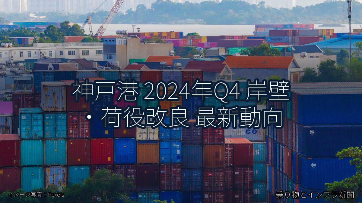 神戸港 2024年Q4 岸壁・荷役改良 最新動向（乗り物とインフラ新聞）