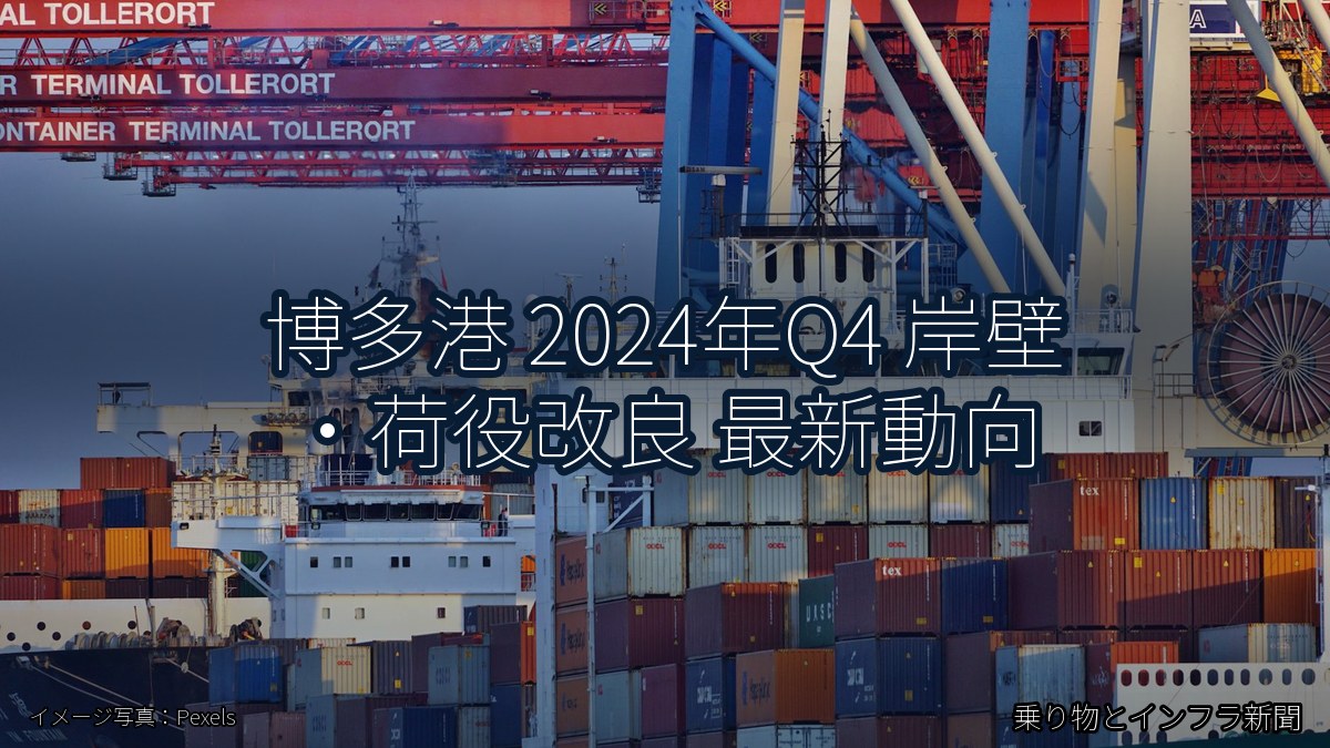 博多港 2024年Q4 岸壁・荷役改良 最新動向（乗り物とインフラ新聞）