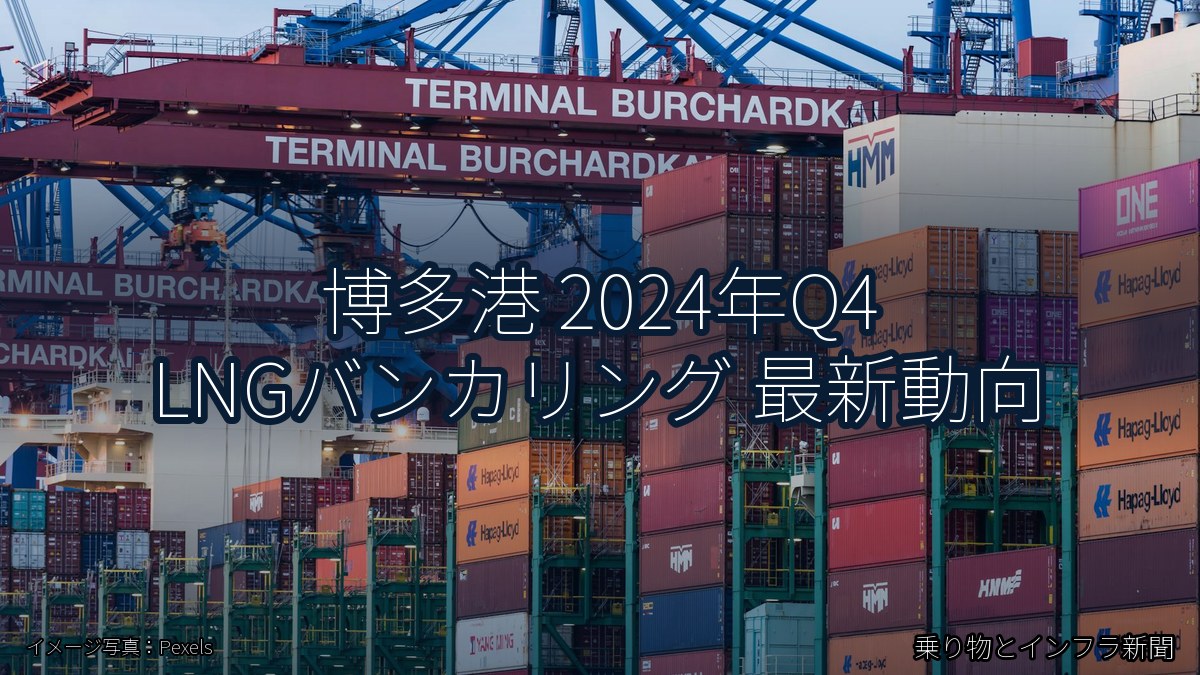 博多港 2024年Q4 LNGバンカリング 最新動向(乗り物とインフラ新聞)